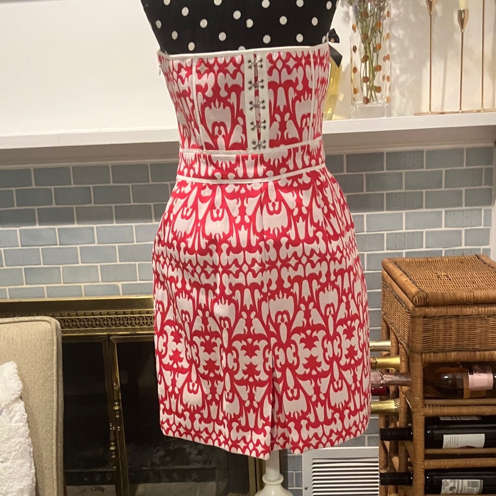 Laundry by Design Strapless Red and White Dress - Picture 4 of 5